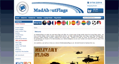 Desktop Screenshot of madaboutflags.co.uk